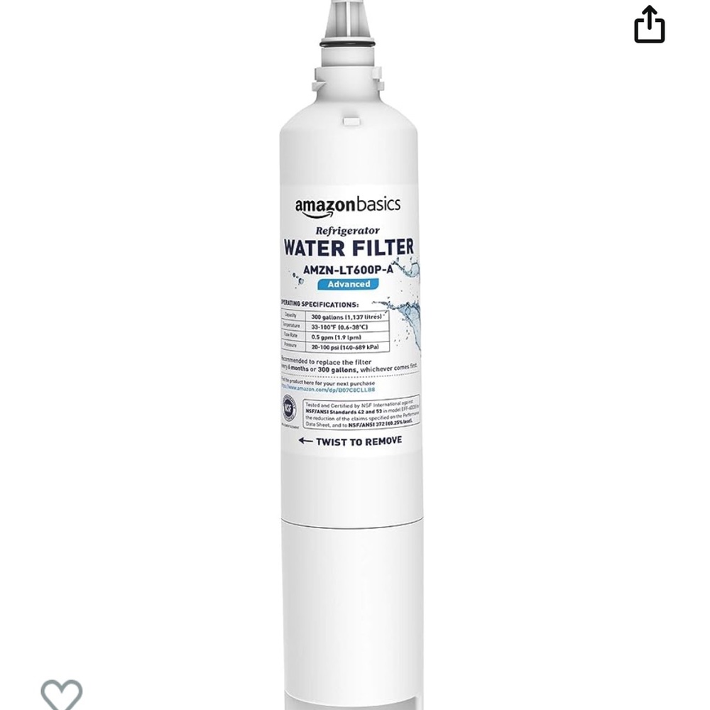 Amazon replacement water filter-A